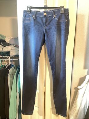Women’s Dark Blue Stretch Jeans - Classic Slim Fit